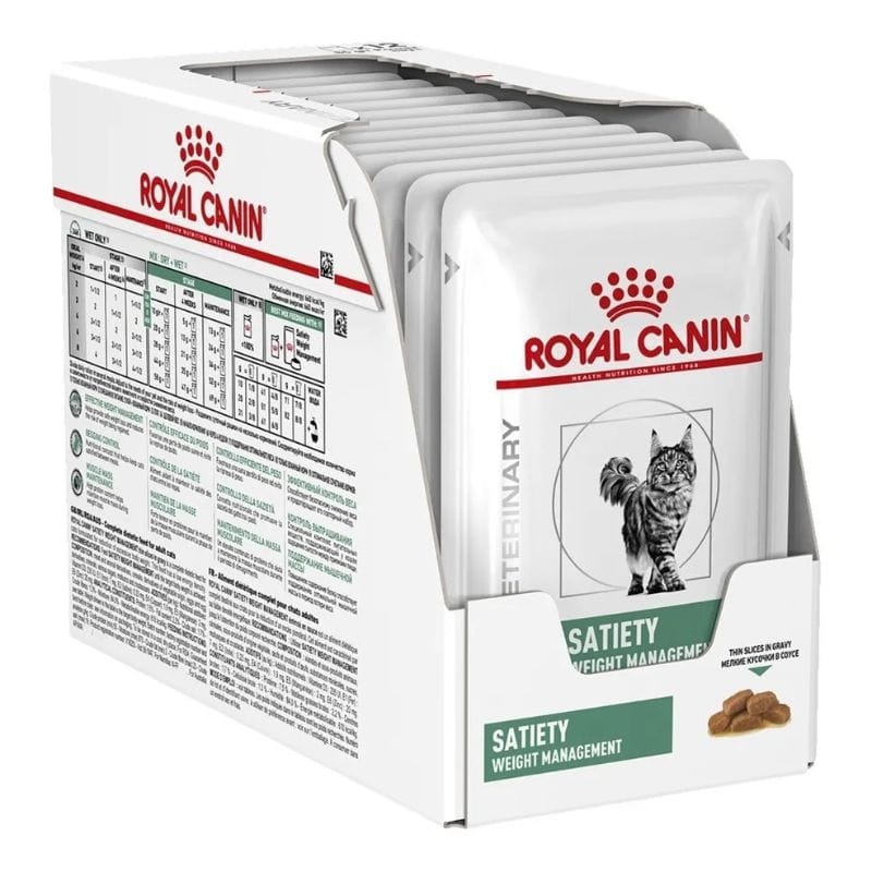 Royal Canin Pouch Satiety Gato 85gr 12 Unidades Veterinaria Juncal